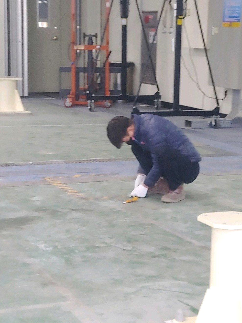 익산 바닥 에폭시 - 설비 기초 바닥 시공